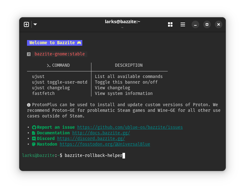Bazzite Rollback Helper Command|636x500