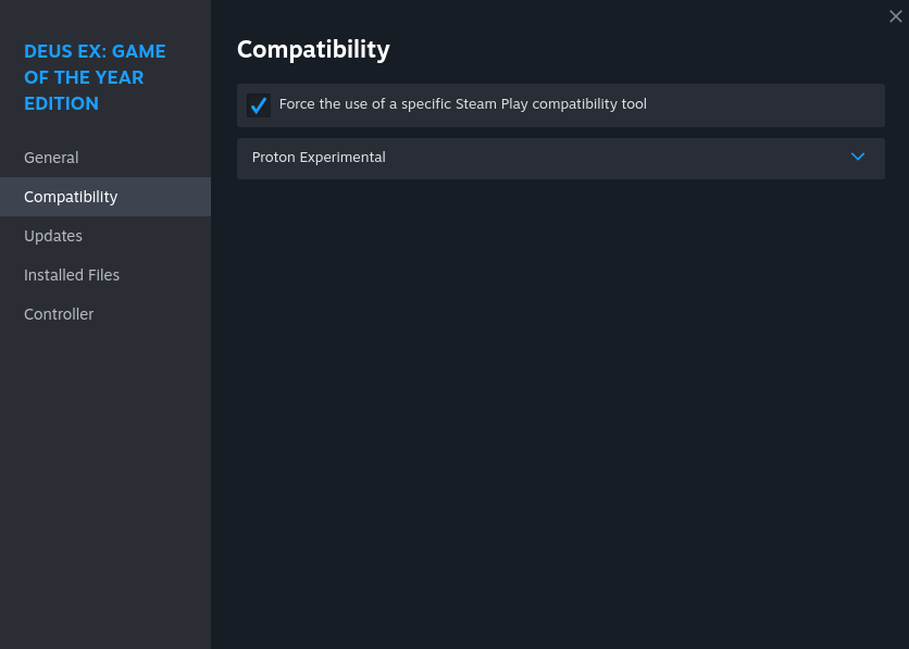 Compatibility tab|690x492, 75%